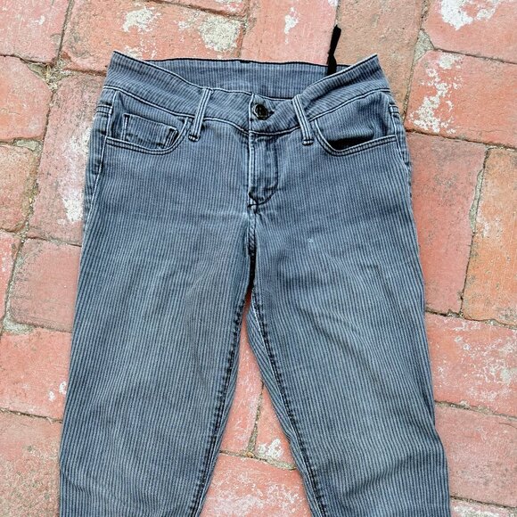 Black Orchid Gray Pinstripe Skinny Jeans | Size 26 | Soft Stretch Denim - Picture 16 of 16